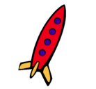 Dibujo Cohete II pintado por andy