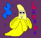 Dibujo Banana pintado por alejandra