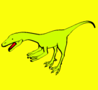 Dibujo Velociraptor II pintado por Geber