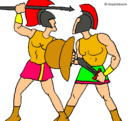 Lucha de gladiadores