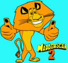 Dibujo Madagascar 2 Alex pintado por kiaramichel