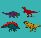 Dibujo Dinosaurios de tierra pintado por ALFREDO