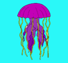 Dibujo Medusa pintado por caro