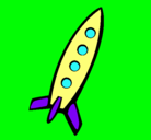 Dibujo Cohete II pintado por irene