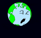 Dibujo Tierra enferma pintado por mr.x