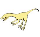 Dibujo Velociraptor II pintado por carítos