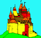 Dibujo Castillo medieval pintado por jaime