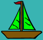 Dibujo Barco velero pintado por ivan