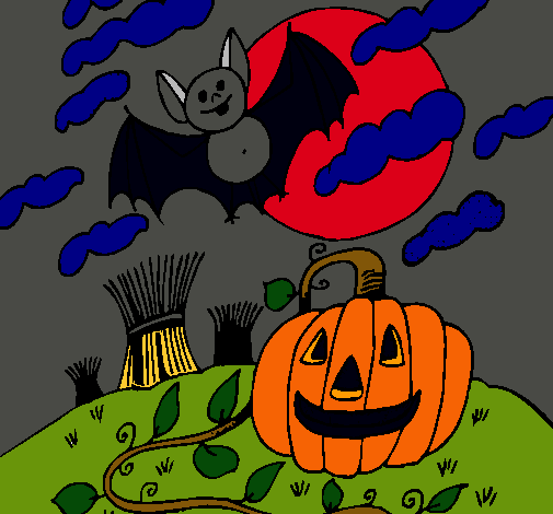 Paisaje de Halloween