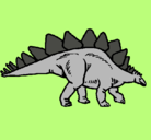 Dibujo Stegosaurus pintado por STEPGUSAURUS
