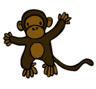 Dibujo Mono pintado por estefanymuos