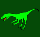 Dibujo Velociraptor II pintado por ariadnadaniela