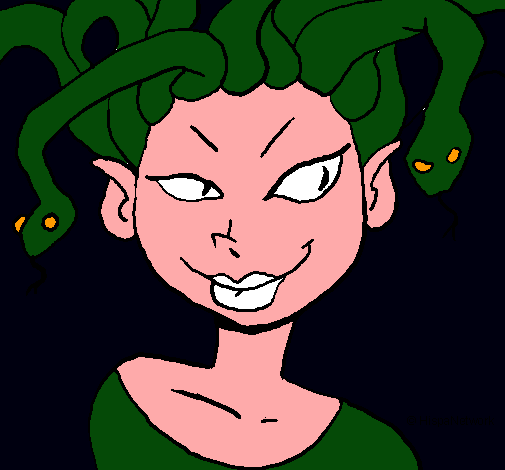 Mujer medusa