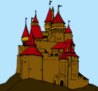 Dibujo Castillo medieval pintado por LuDo