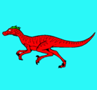 Dibujo Velociraptor pintado por axel