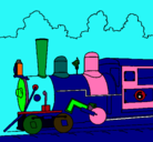 Dibujo Locomotora pintado por DARIO
