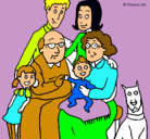 Dibujo Familia pintado por mariaguadalupe