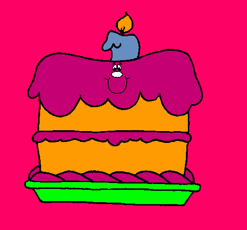 Pastel de cumpleaños