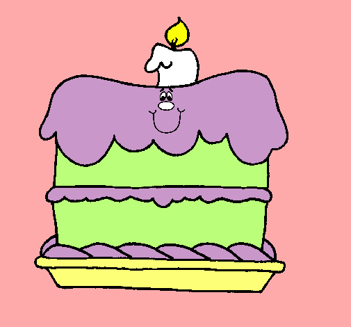 Pastel de cumpleaños