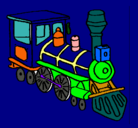 Dibujo Tren pintado por MARCO