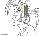 Dibujo Jefe de la tribu pintado por isela