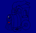 Dibujo Tren pintado por paulayrflopplll