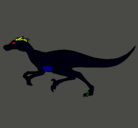 Dibujo Velociraptor pintado por javier