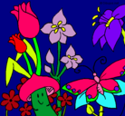 Dibujo Fauna y flora pintado por sashaleiva