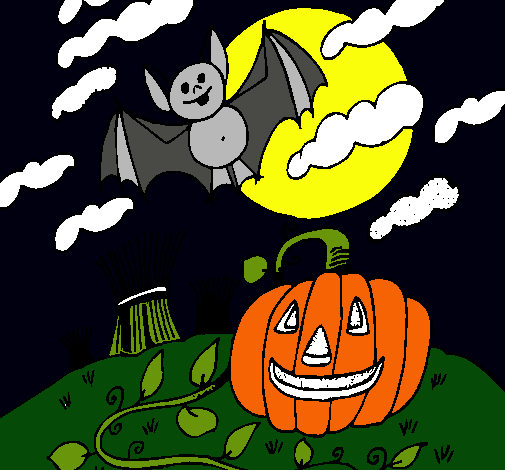 Paisaje de Halloween