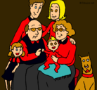 Dibujo Familia pintado por anandac