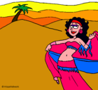 Dibujo Sahara pintado por beatriz