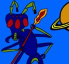 Dibujo Hormiga alienigena pintado por marina
