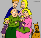 Dibujo Familia pintado por pacris