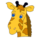Dibujo Cara de jirafa pintado por carmen