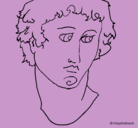 Dibujo Busto de Alejandro Magno pintado por brendaaaaaaaaaaaaaa