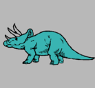 Dibujo Triceratops pintado por ernestito