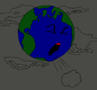 Dibujo Tierra enferma pintado por analaurabeibi