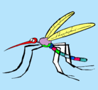 Dibujo Mosquito pintado por mosquito