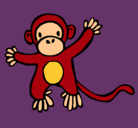 Dibujo Mono pintado por liz