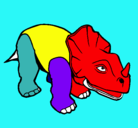 Dibujo Triceratops II pintado por jaime