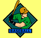 Dibujo Logo de béisbol pintado por manuel