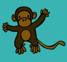 Dibujo Mono pintado por ValenNicole
