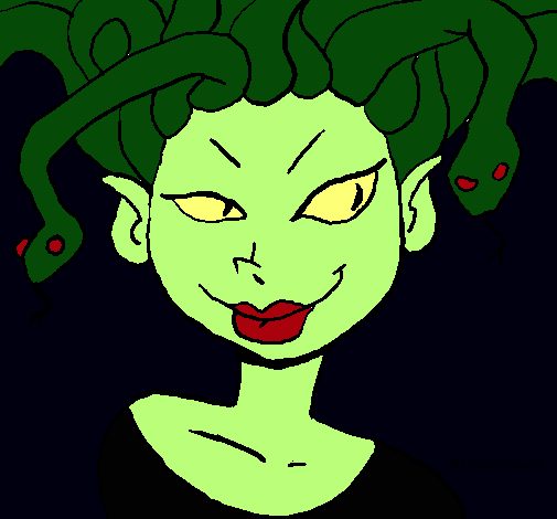 Mujer medusa