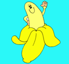 Dibujo Banana pintado por jhbhjbhghvccfesther