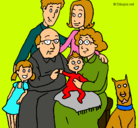 Dibujo Familia pintado por andrw