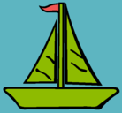 Dibujo Barco velero pintado por jannet