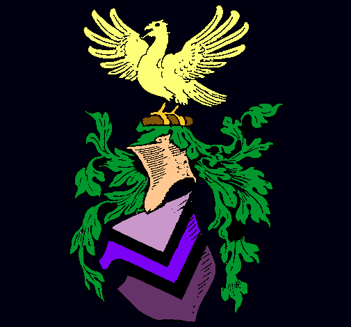 Escudo de armas y aguila 