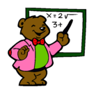 Dibujo Profesor oso pintado por xisco