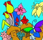 Dibujo Fauna y flora pintado por tomas
