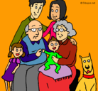 Dibujo Familia pintado por JhersOn